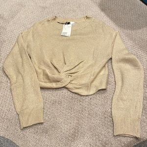 NEW H&M Divided Knit Sweater